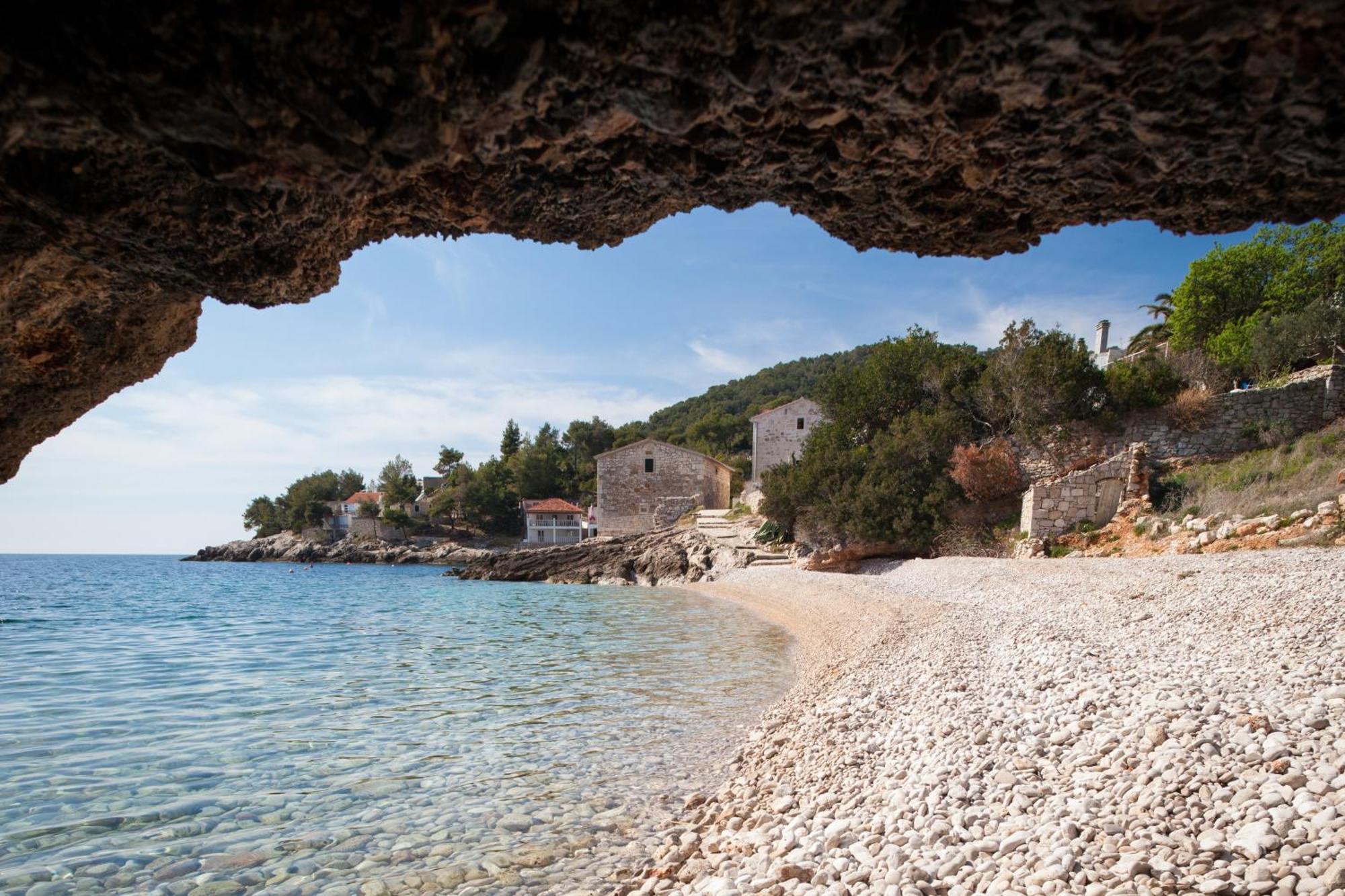 Gdinj Seaside House For Families With Children Cove Tvrdni Dolac, Hvar - 2057 מראה חיצוני תמונה